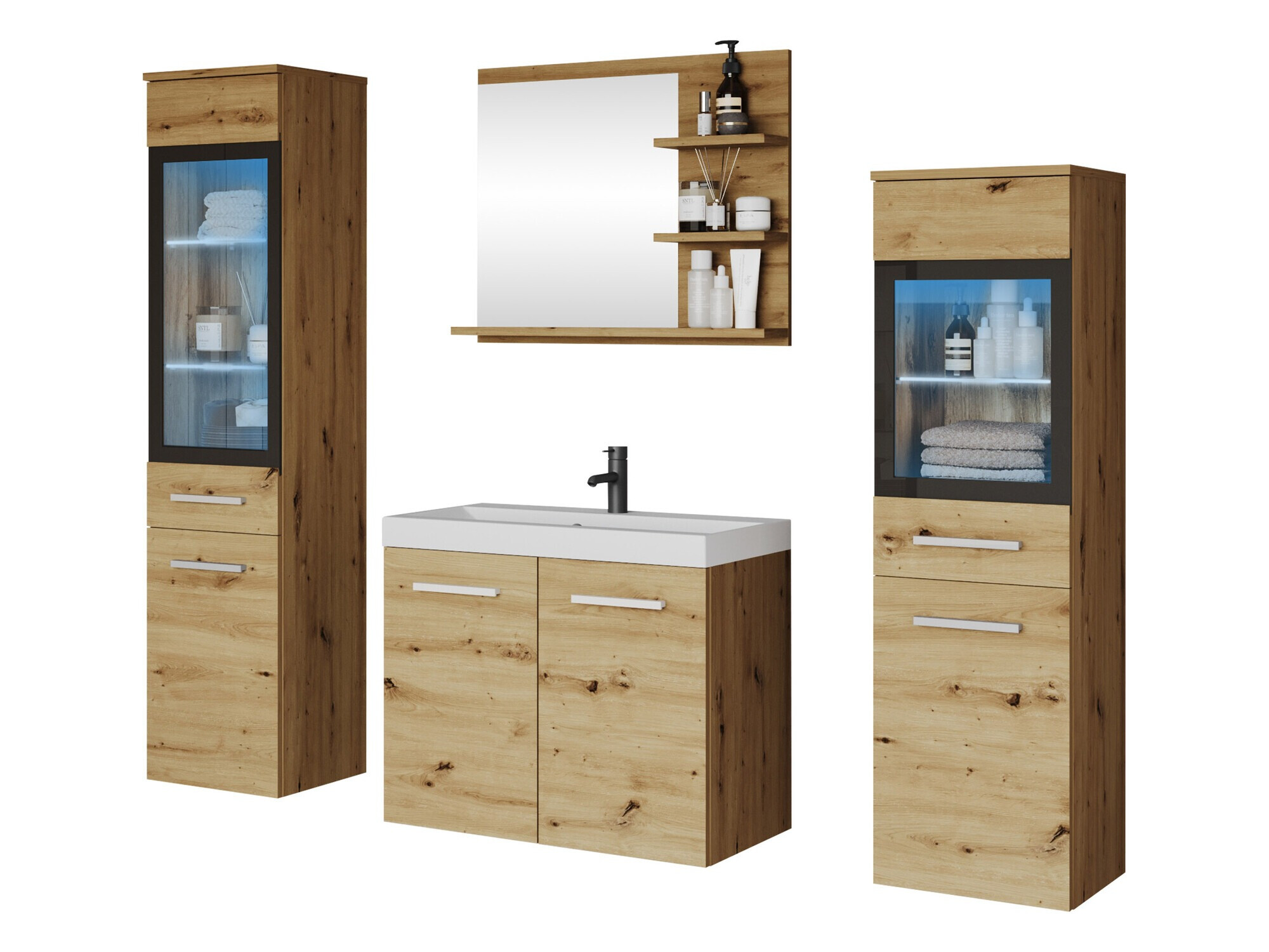 Bathroom set Scientia IV (Artisan oak)