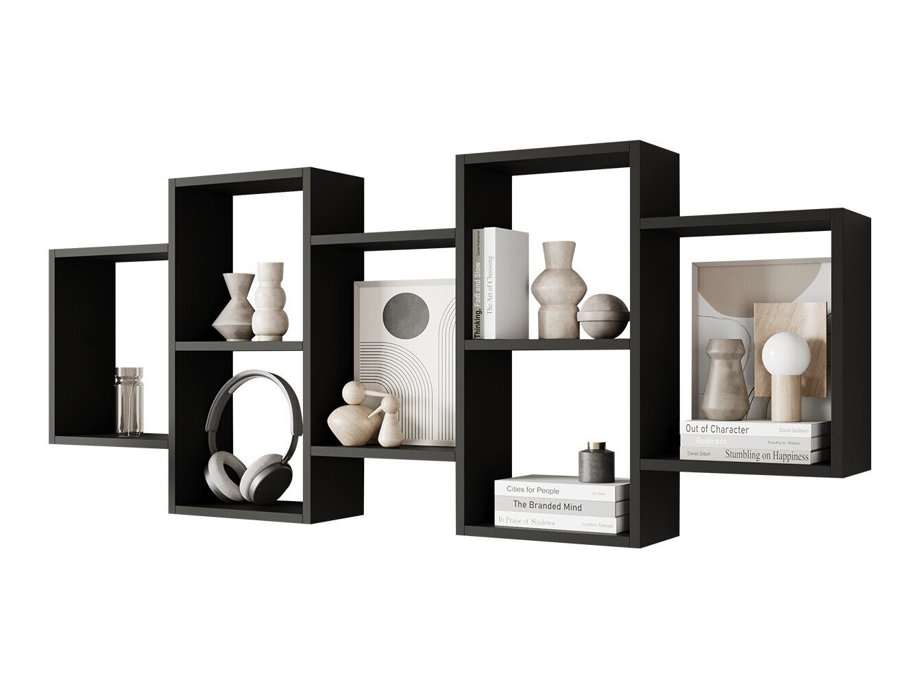 Wall shelf Lexicon (Graphite)