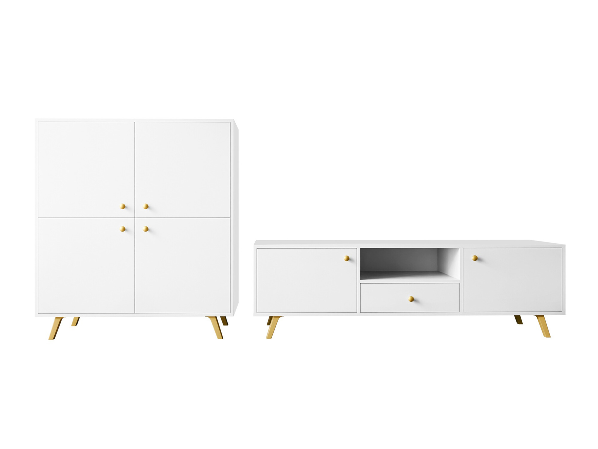 Living room set Monfera 105 (White)