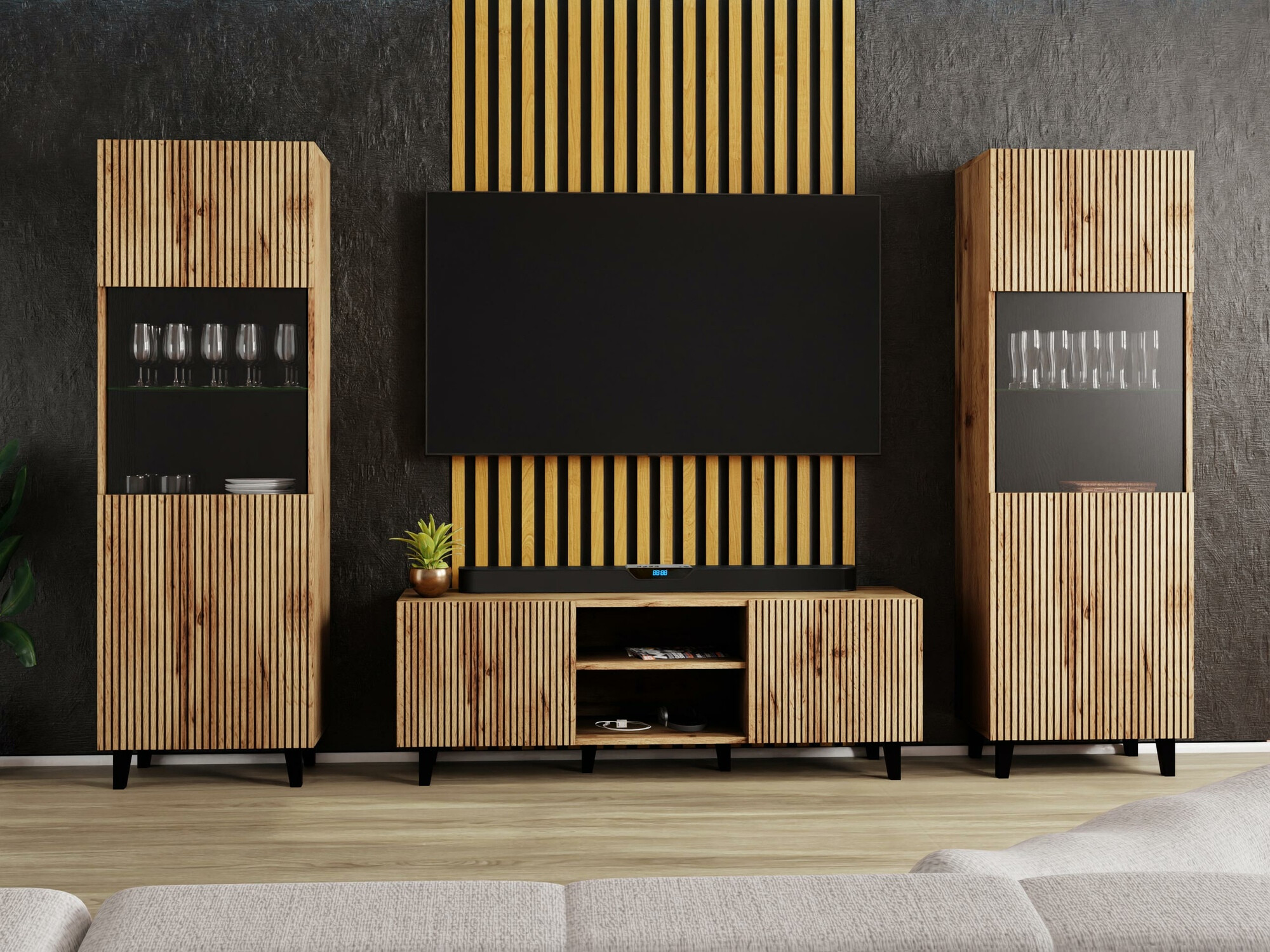 Living room set Comes (Wotan Oak)