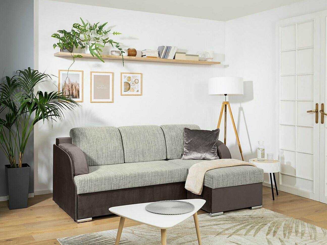 Corner sofa Boston 609 (Bluvel 38)