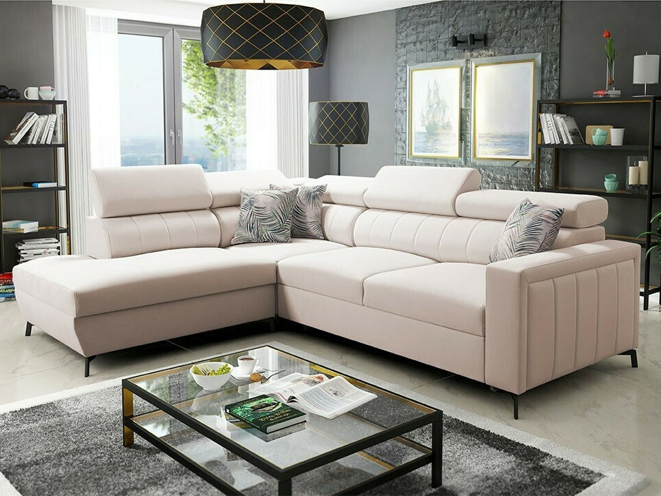 Corner sofa Sarasota 147 (Mono 231 + Botanical 36)