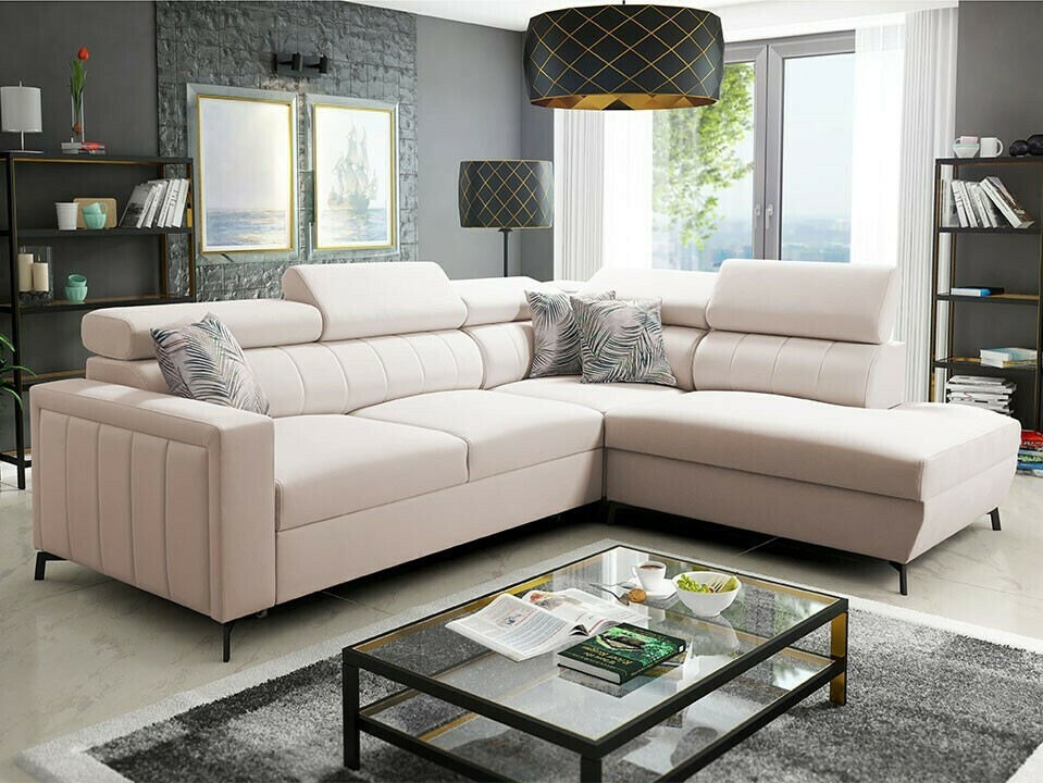 Corner sofa Sarasota 147 (Mono 231 + Botanical 36)