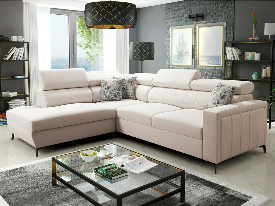 Corner sofa Sarasota 148 (Mono 231 + Botanical 36)