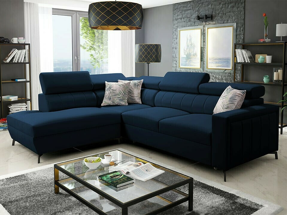 Corner sofa Sarasota 148 (Mono 242 + Botanical 36)