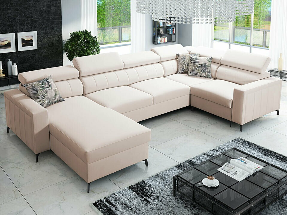 Corner sofa Sarasota 154 (Mono 231 + Botanical 36)