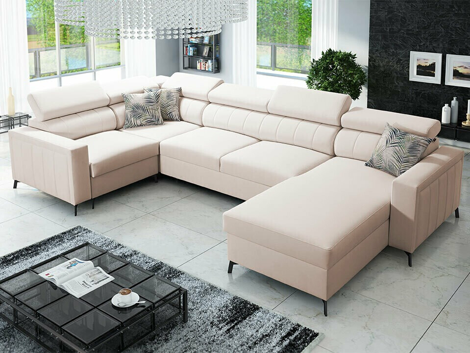 Corner sofa Sarasota 154 (Mono 231 + Botanical 36)