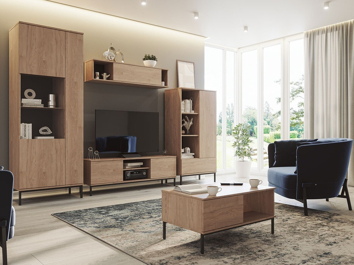 Living room set Lomsore 108 (Light wood)