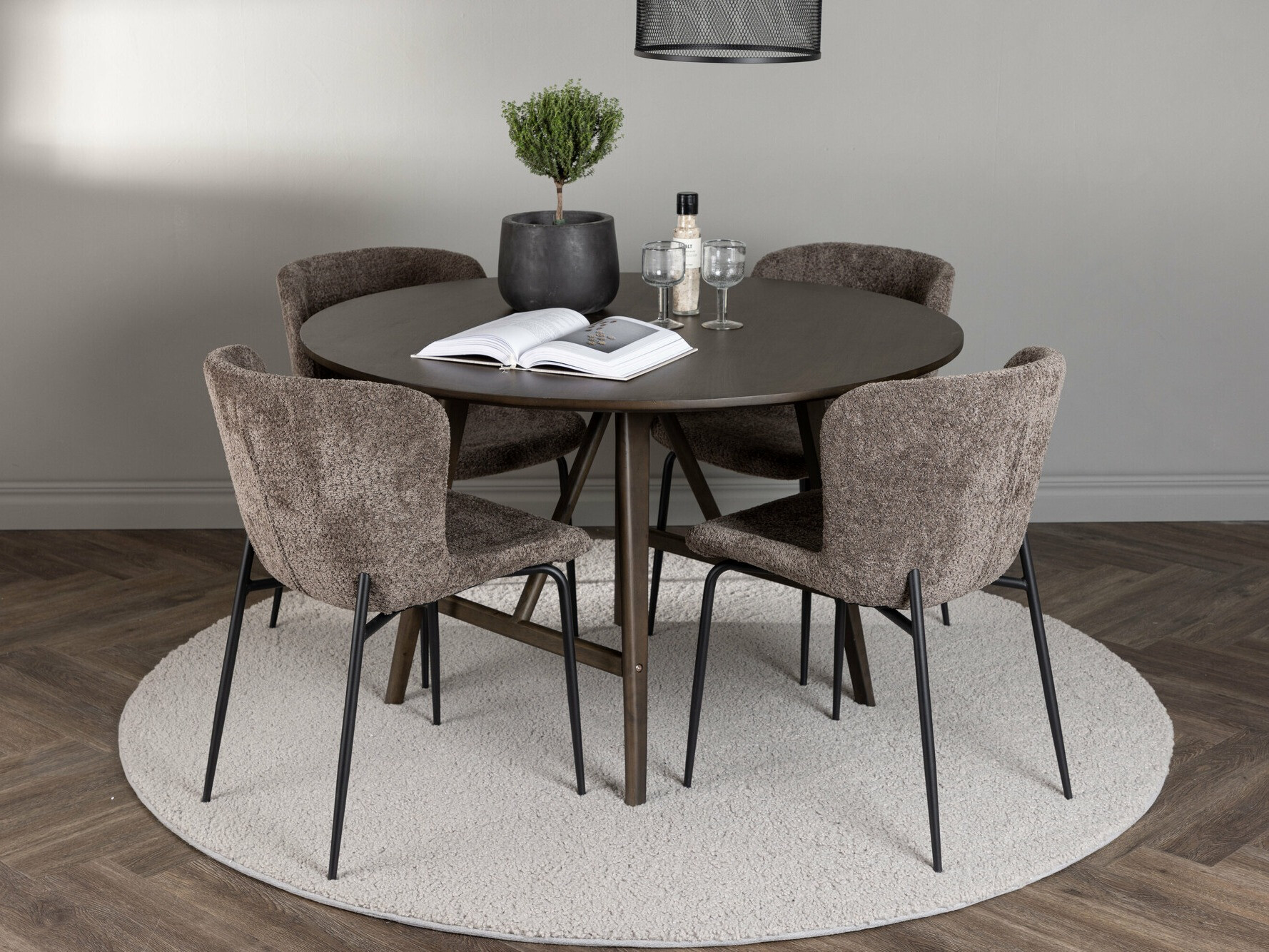 Dining set Dallas 4570 (Brown)