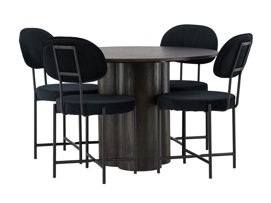 Dining set Dallas 4605 (Dark nut)