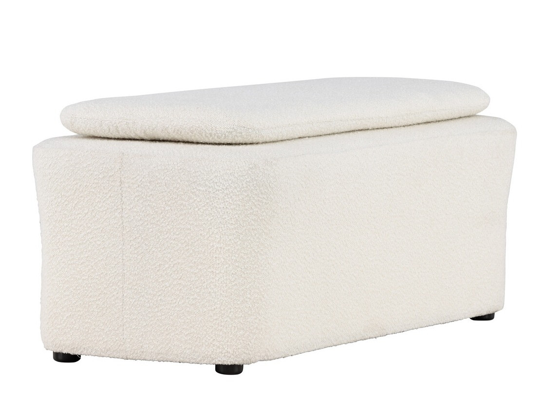 Upholstered bench Dallas 4602 (White)
