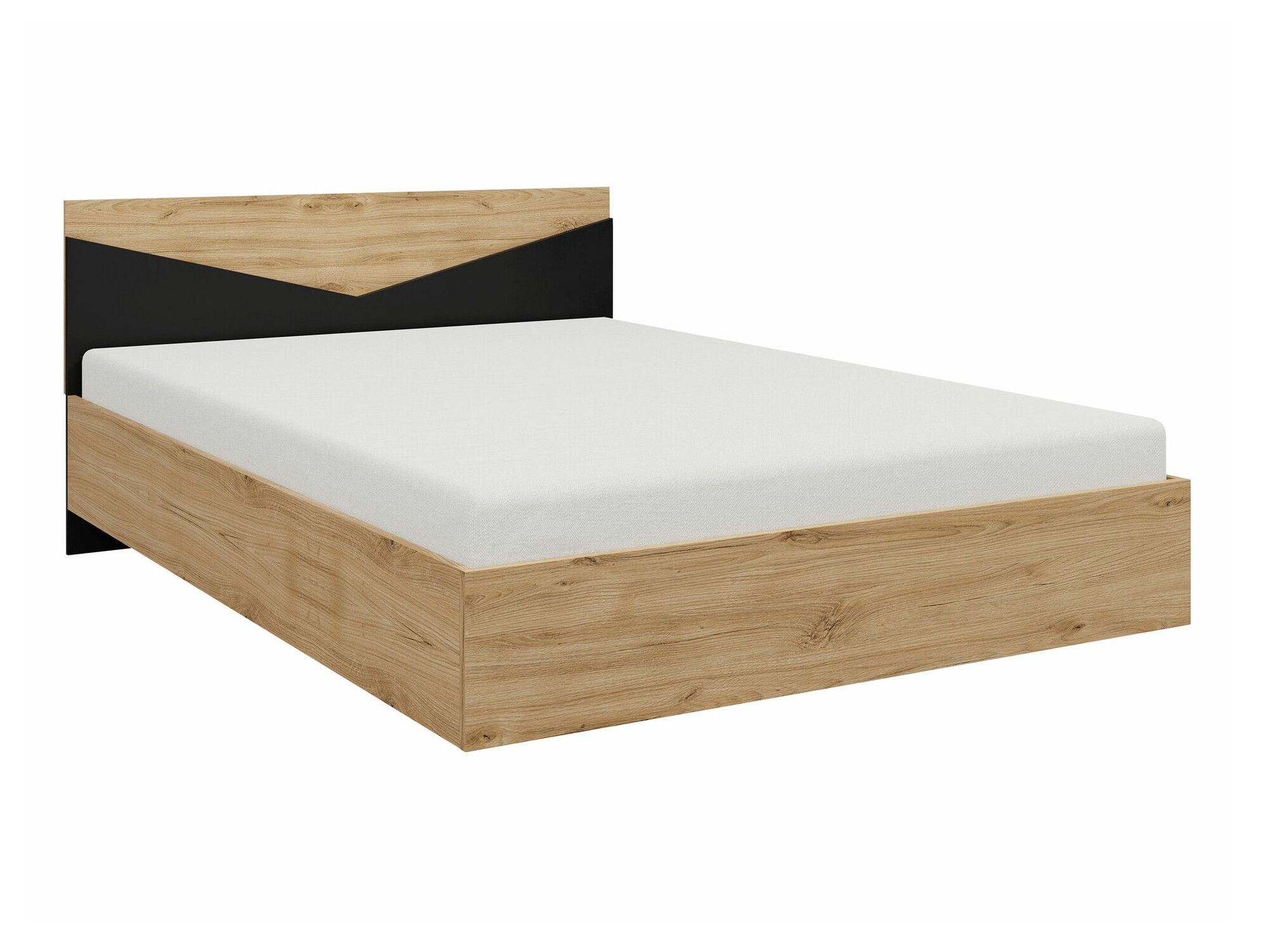 Bed Tenreme 107 (Oak + Black)