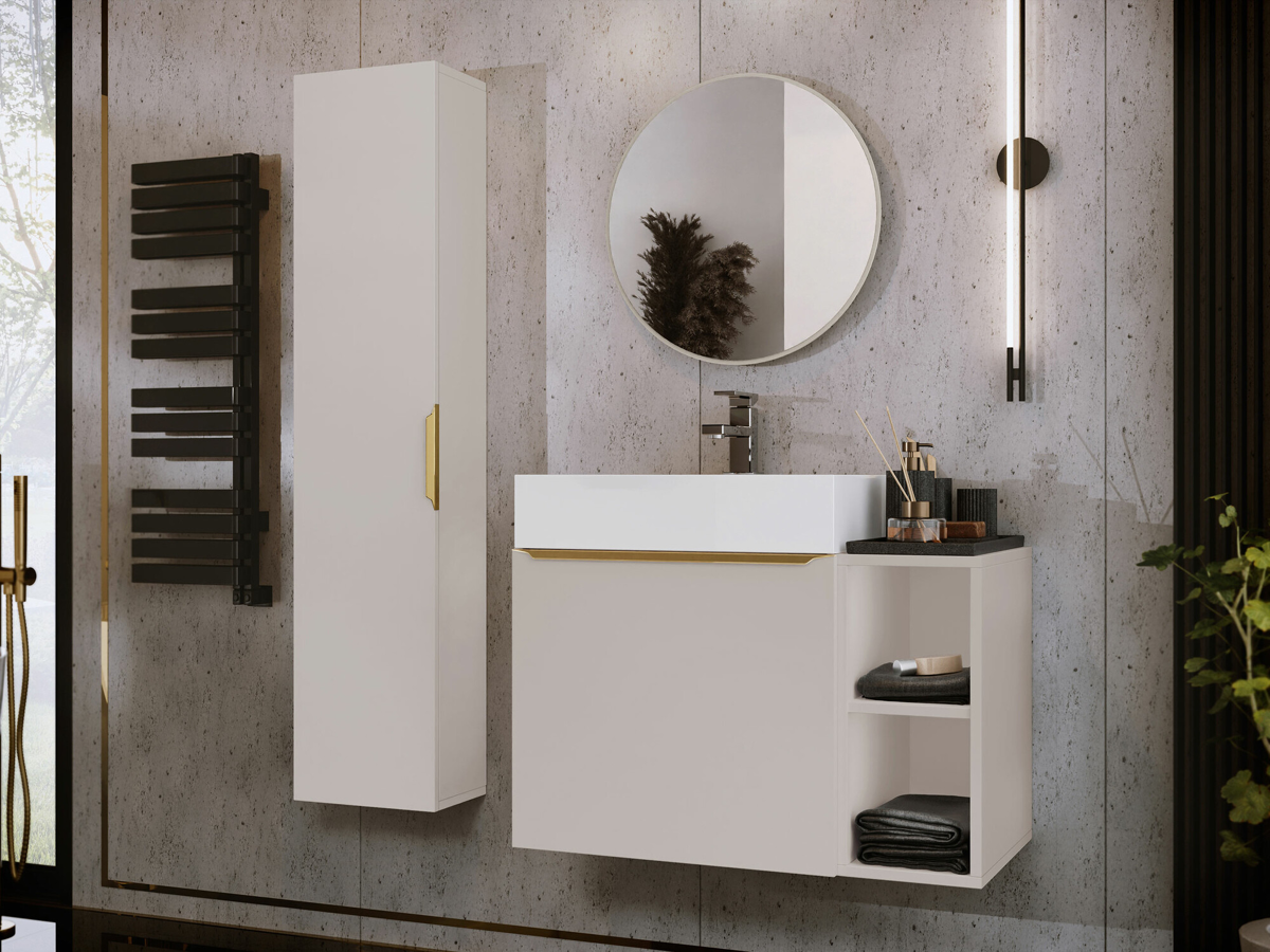 Bathroom set Comfivo 406 (Cashmere + Golden)
