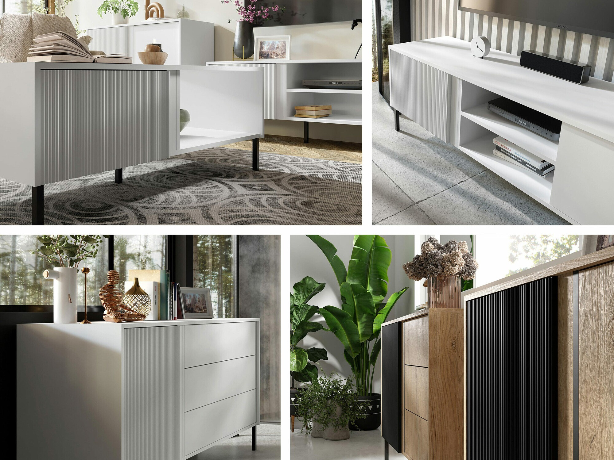 Chest of drawers Lumiri 100 (White)