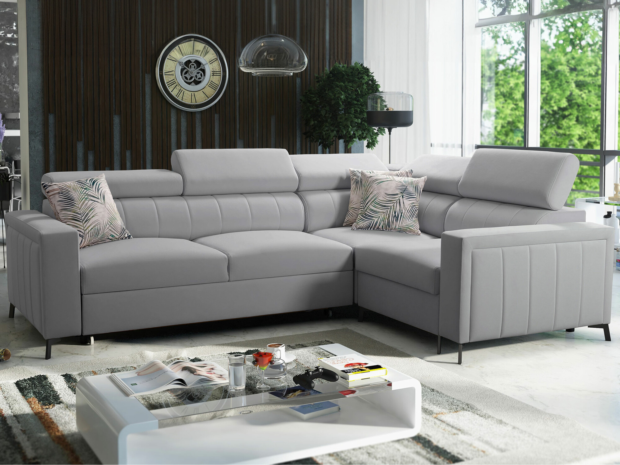 Corner sofa Sarasota 149 (Mono 244 + Botanical 36)