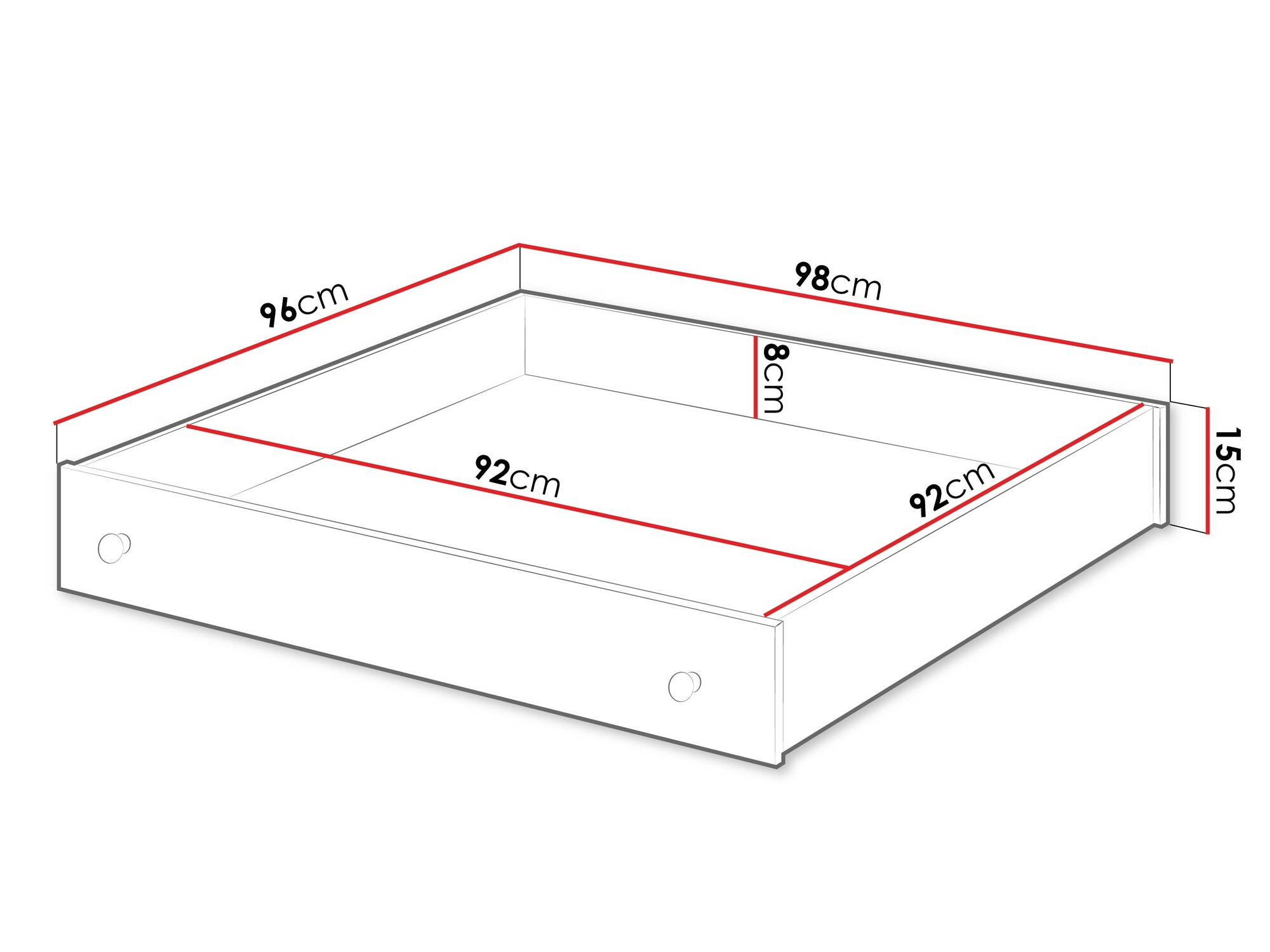 Drawer Romelbo 147 (White)