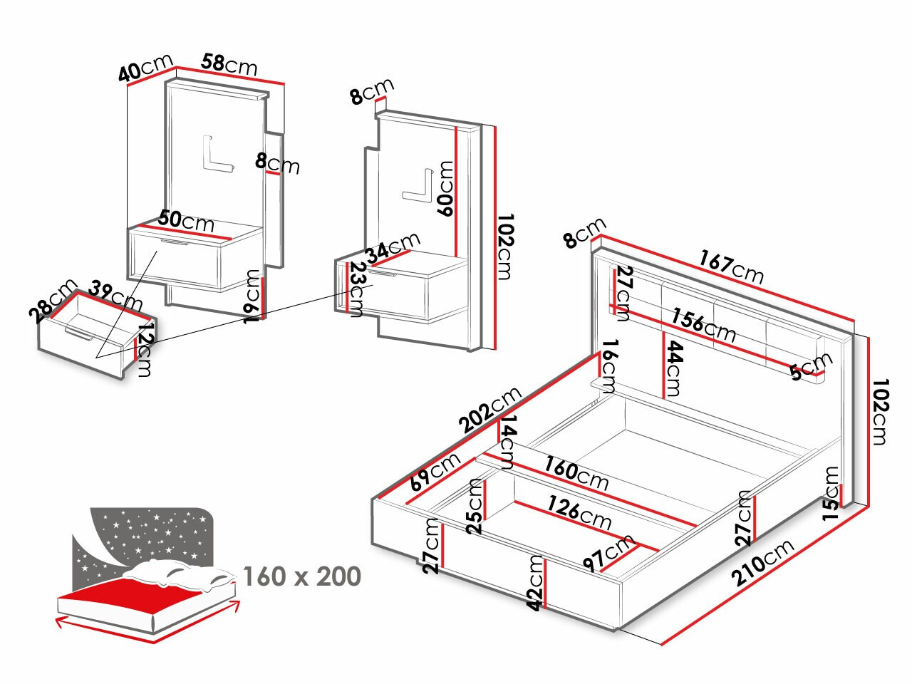 Bed Flodale 103 (Available)