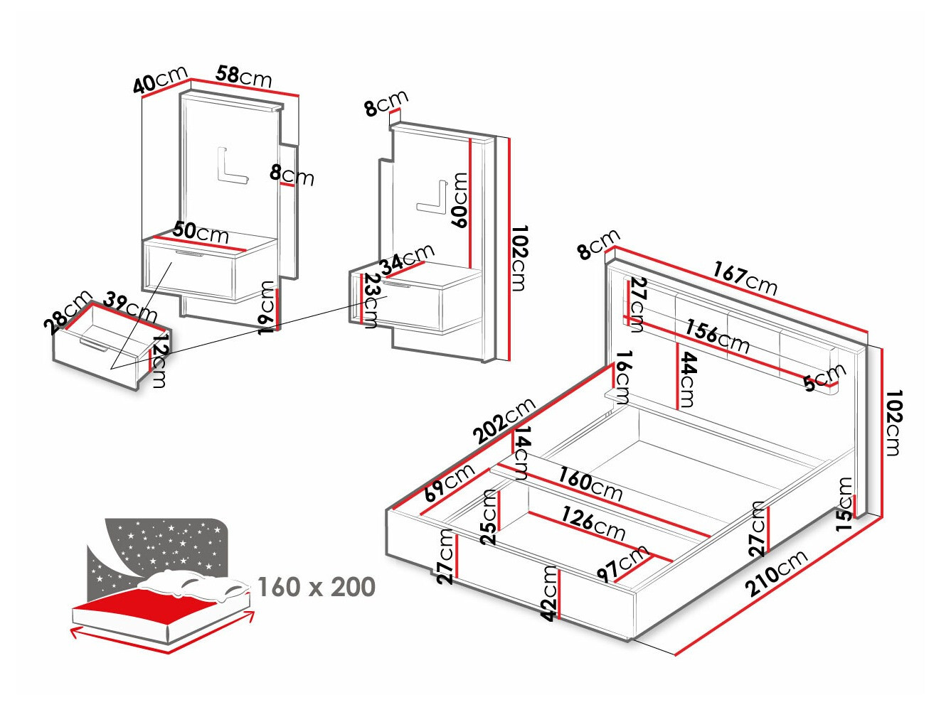 Bed Flodale 103 (Available)