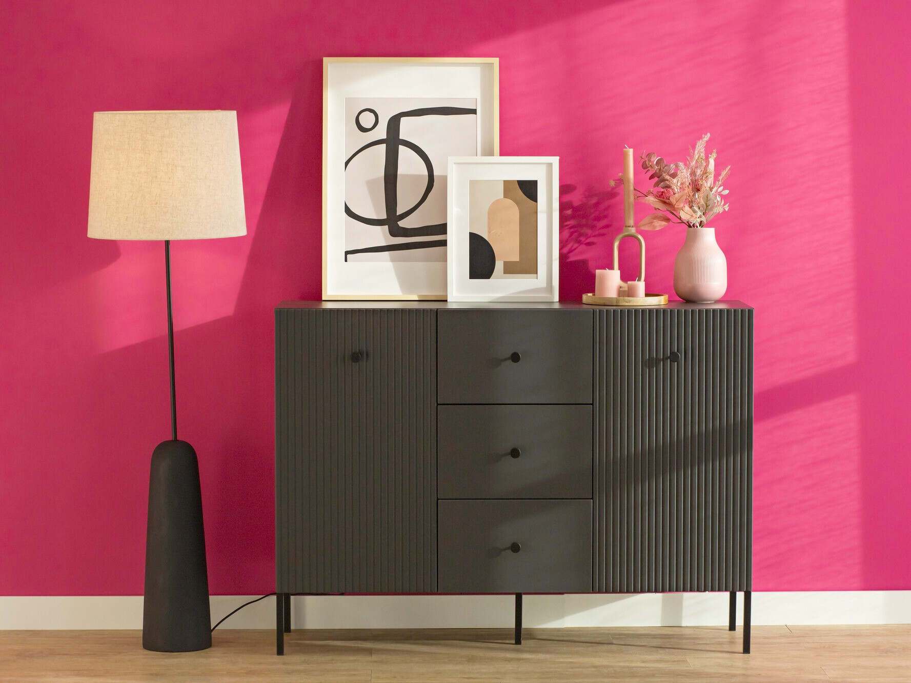 Chest of drawers Etliva 101 (Anthracite)