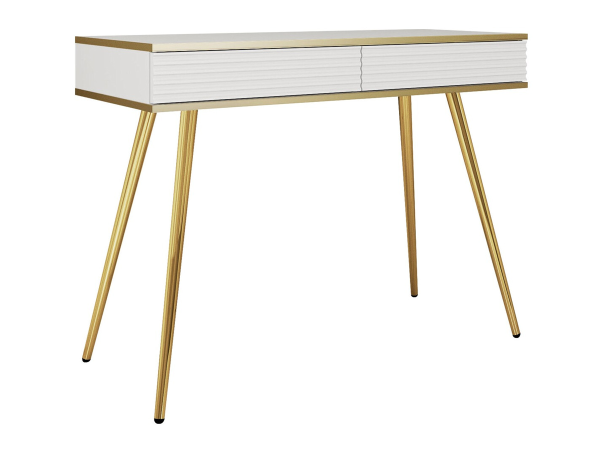 Console table Felduno 106 (White + Golden)