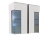 Sideboard Livseri 104 (White + Glossy white + Glossy black)