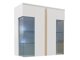 Sideboard Livseri 104 (White + Glossy white + Light wood)