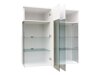 Sideboard Livseri 104 (White + Glossy white + Light wood)