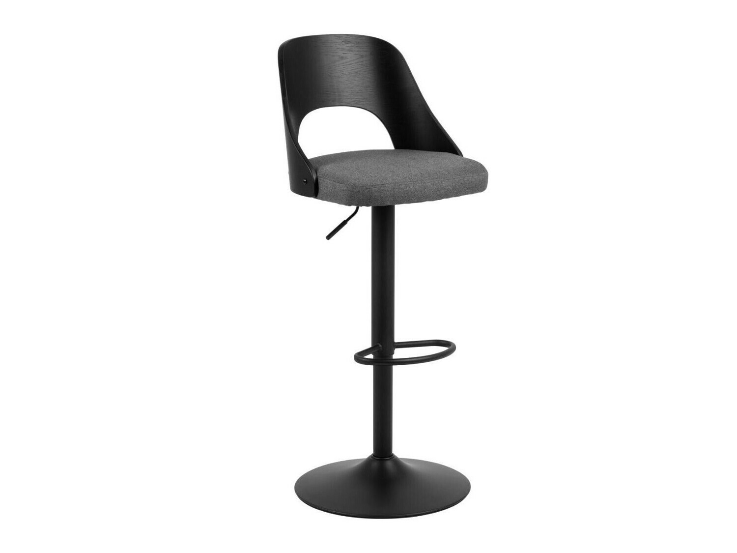 Counter stool Norsica 606 (Grey + Black)