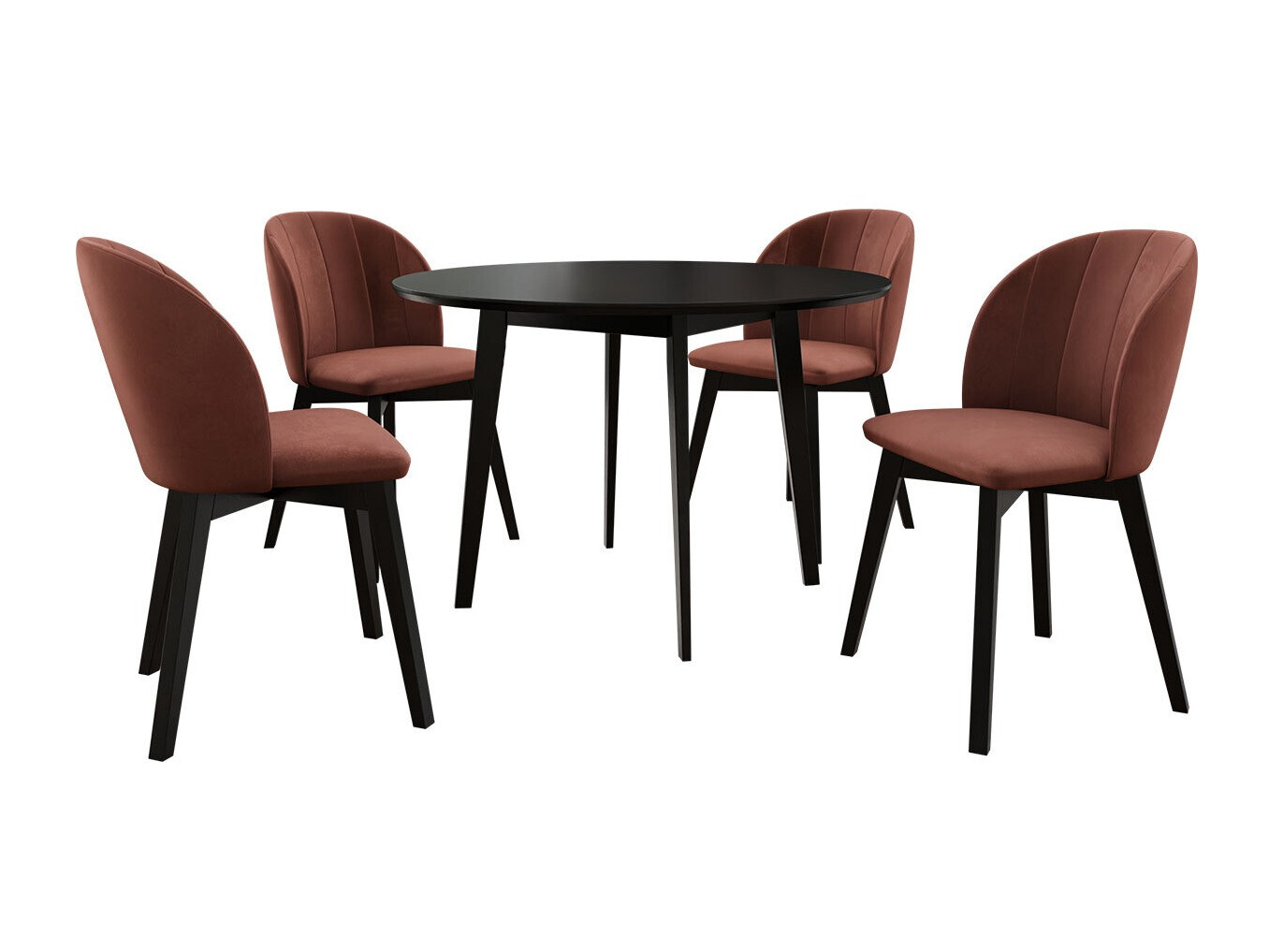 Dining set Racine 136 (Black)
