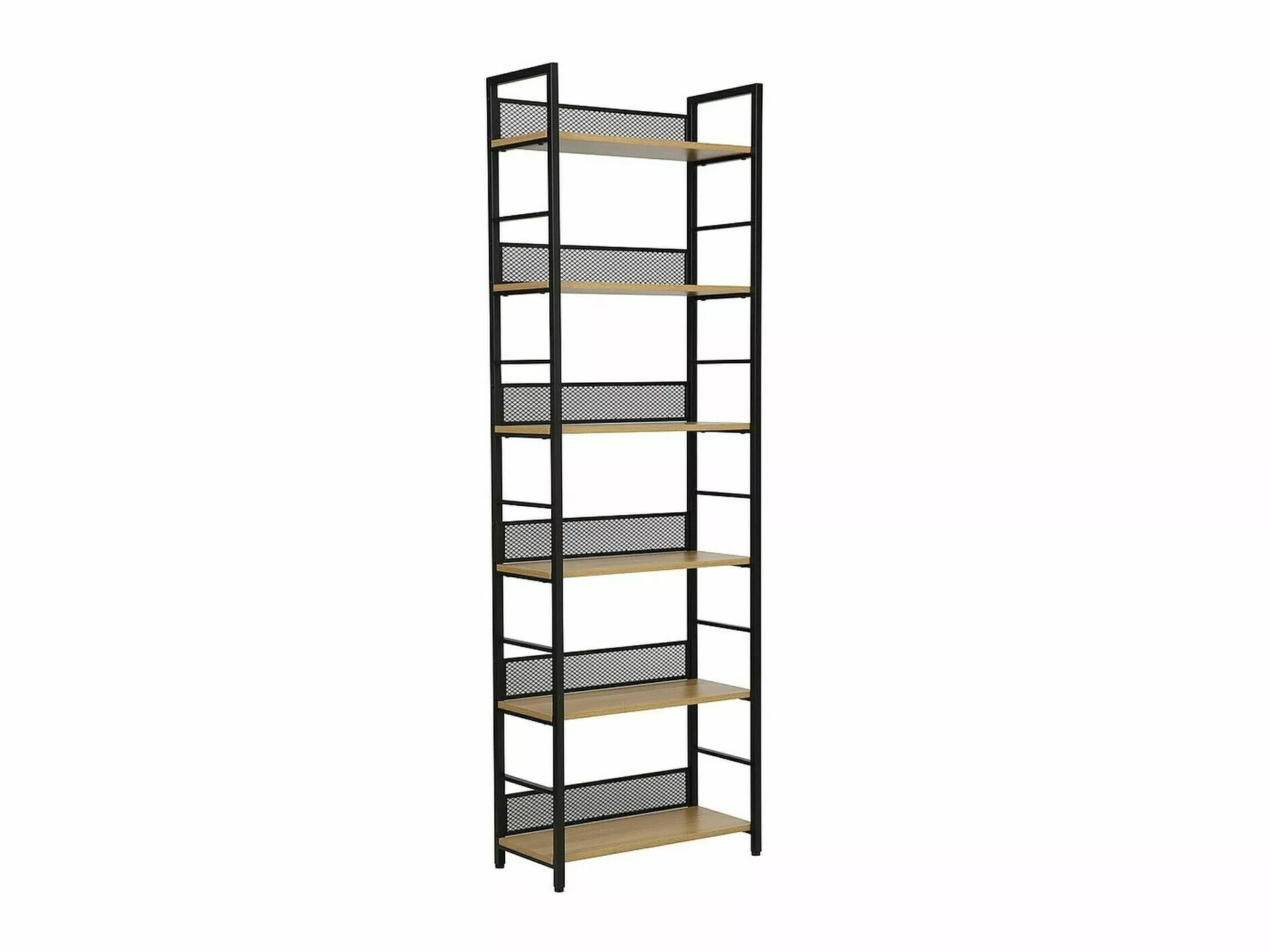 Bookcase Detroit 643 (Black + Oak)