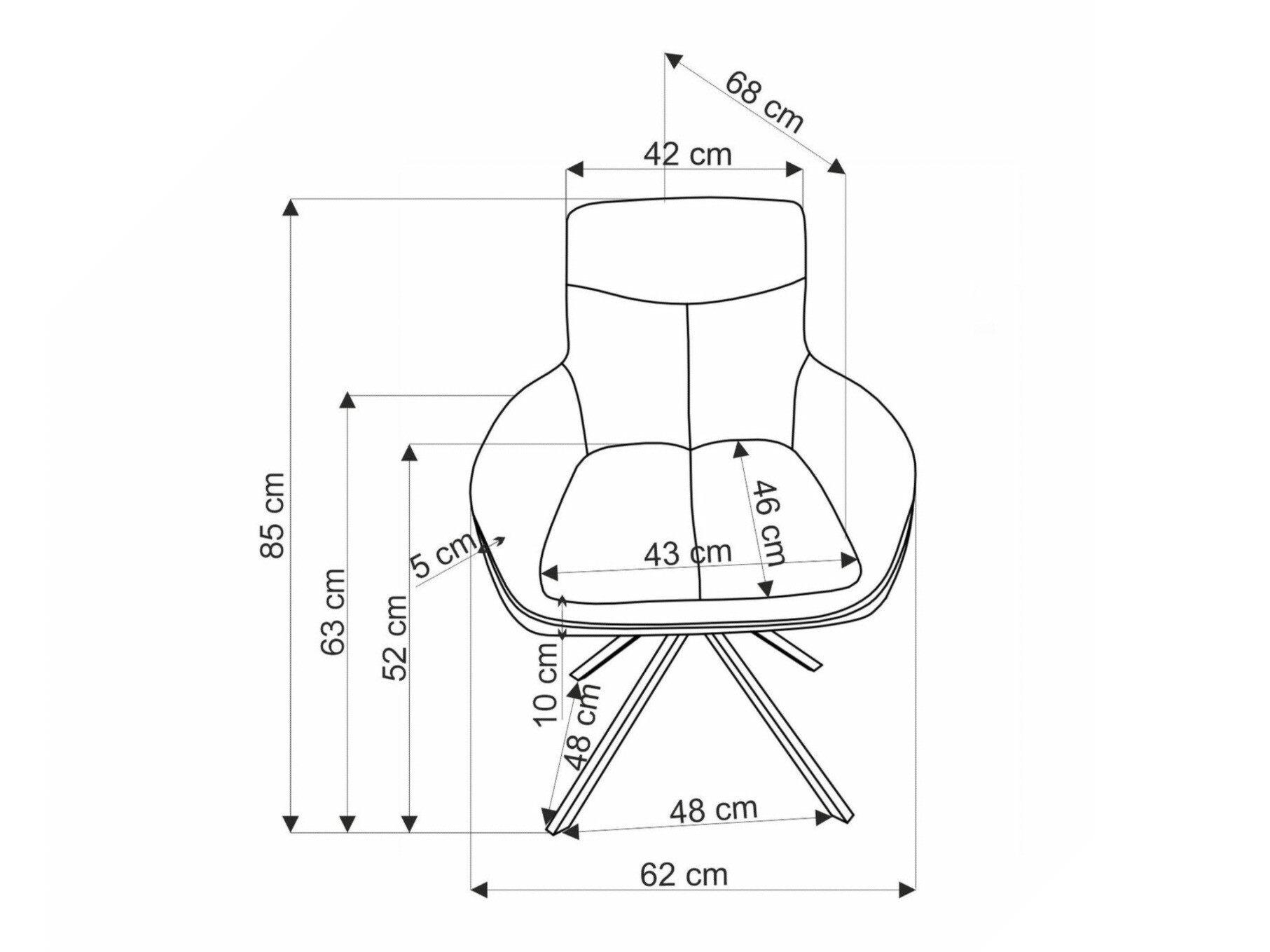 Chair Houston 1872 (Grey)