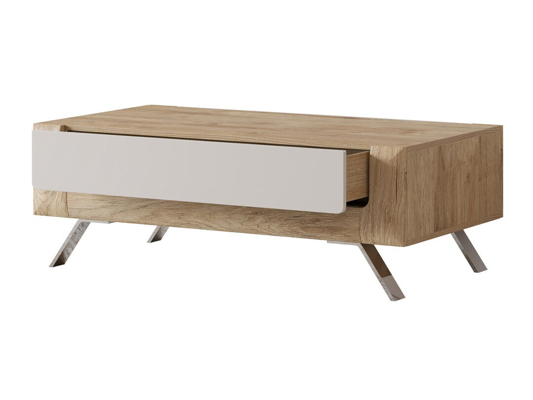 Coffee table Sovera 108 (Golden oak + Cashmere)