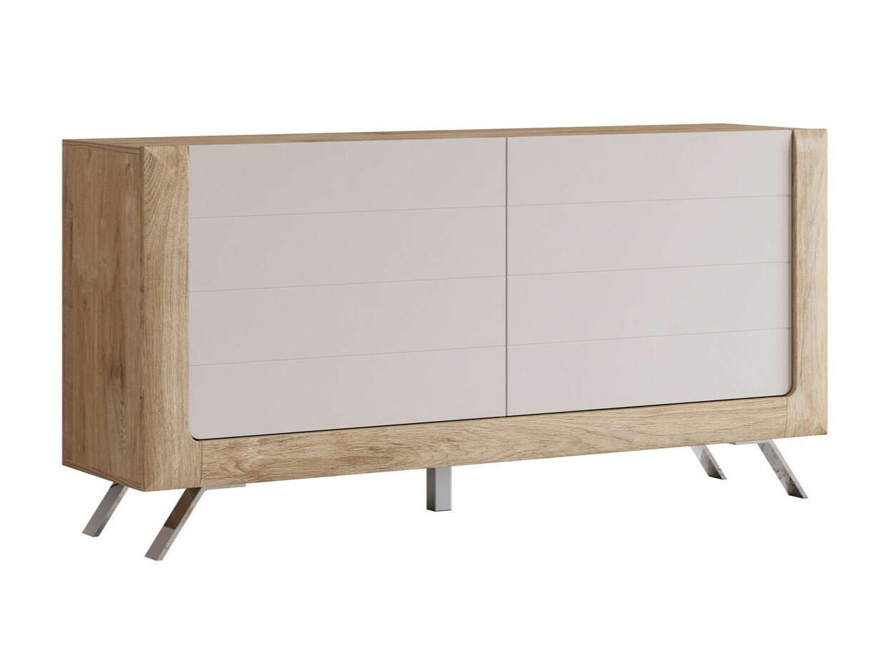 Sideboard Sovera 107 (Golden oak + Cashmere)