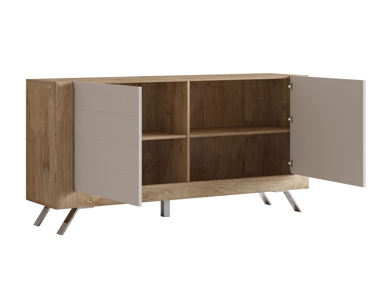 Sideboard Sovera 107 (Golden oak + Cashmere)