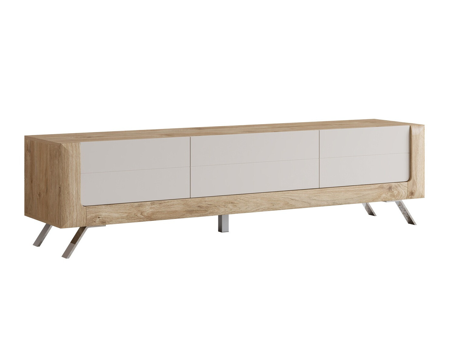 TV stand Sovera 104 (Golden oak + Cashmere)