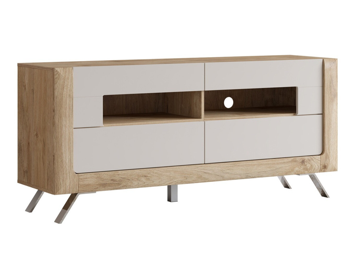 TV stand Sovera 105 (Golden oak + Cashmere)