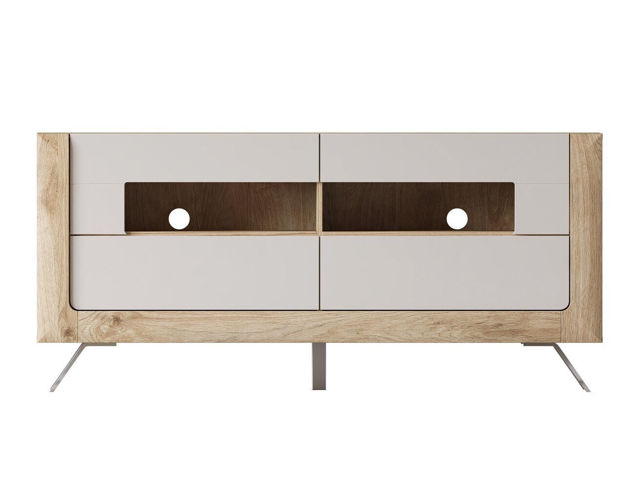 TV stand Sovera 105 (Golden oak + Cashmere)