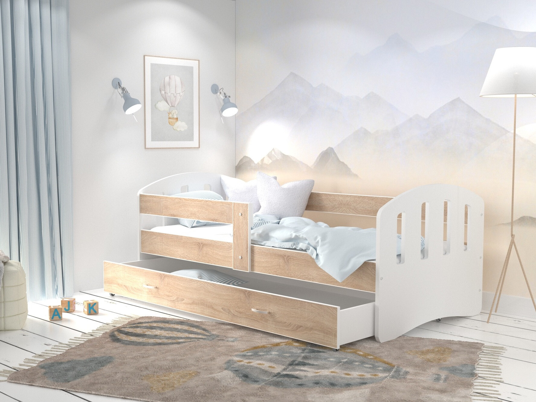 Bed Aurora 133 (White)