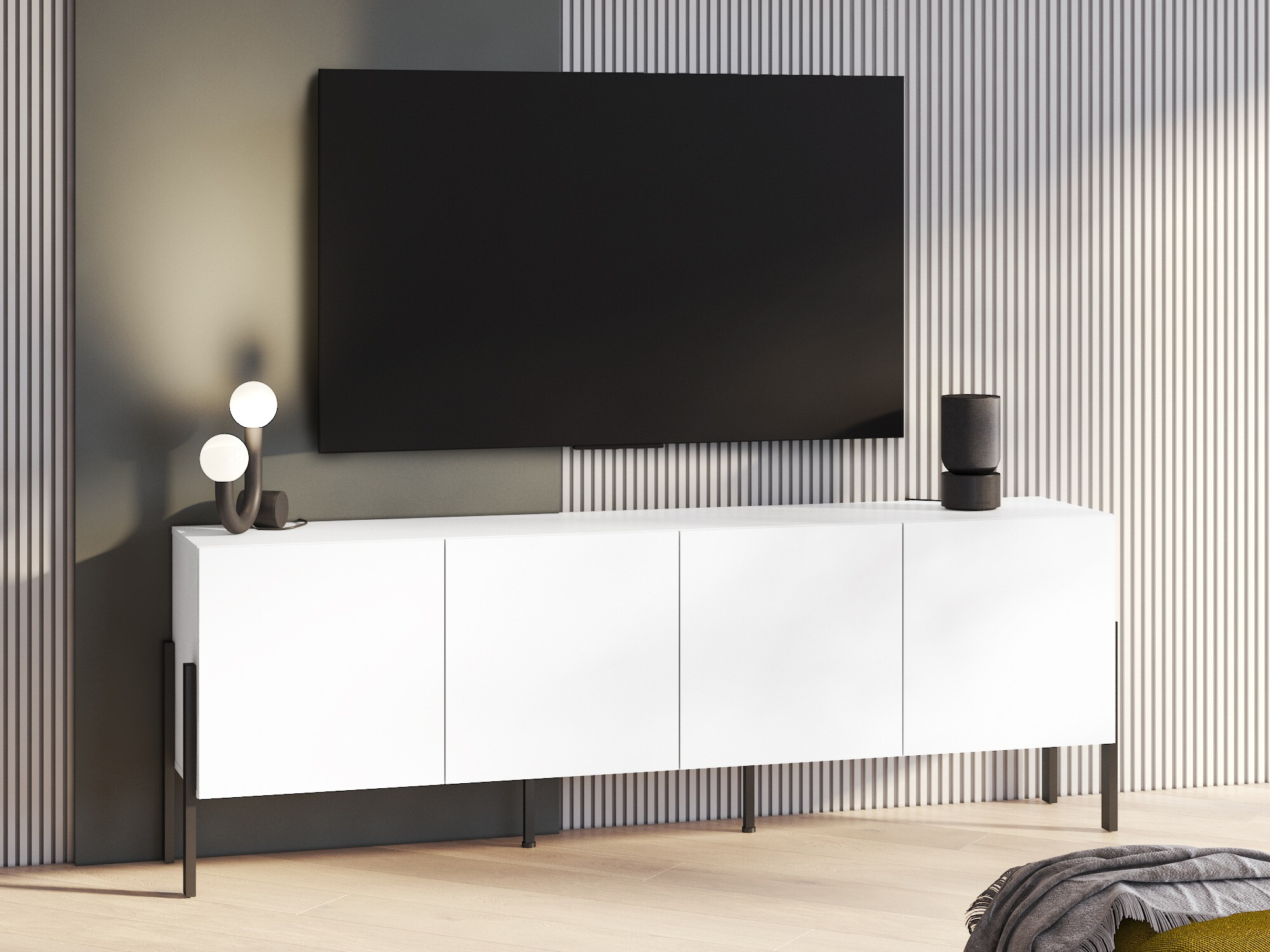 TV stand Etsore 100 (White)