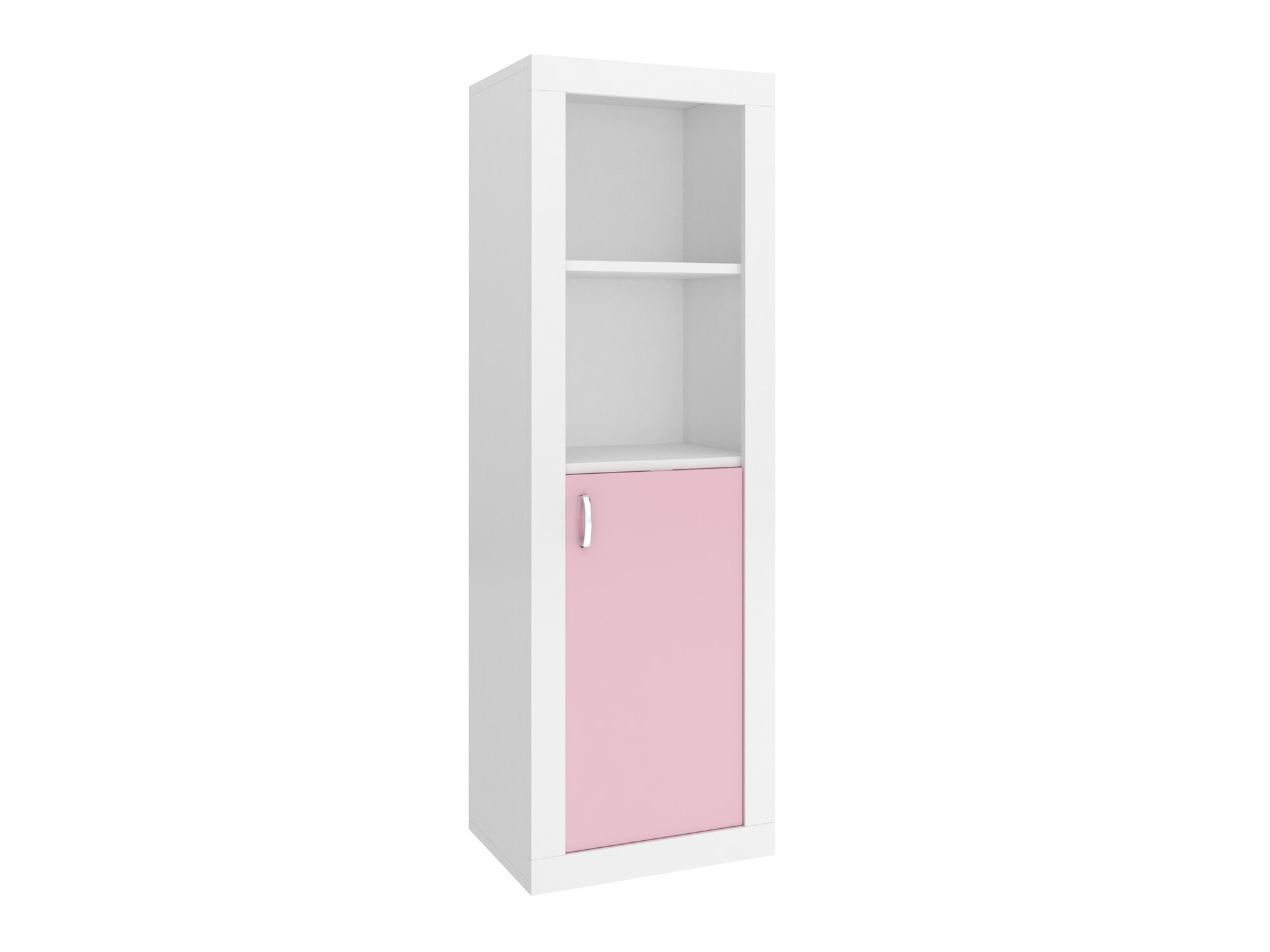 Bookcase Tentive 105 (White + Pink)