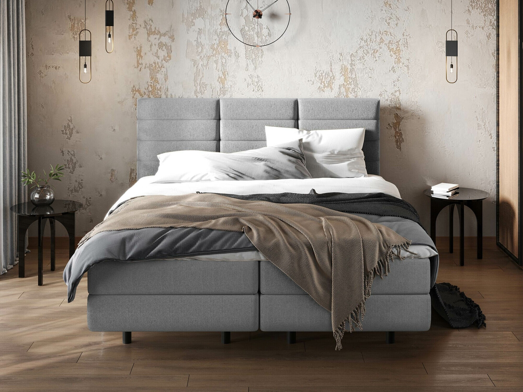 Continental bed ComfiDream 180 (Barrel 90)