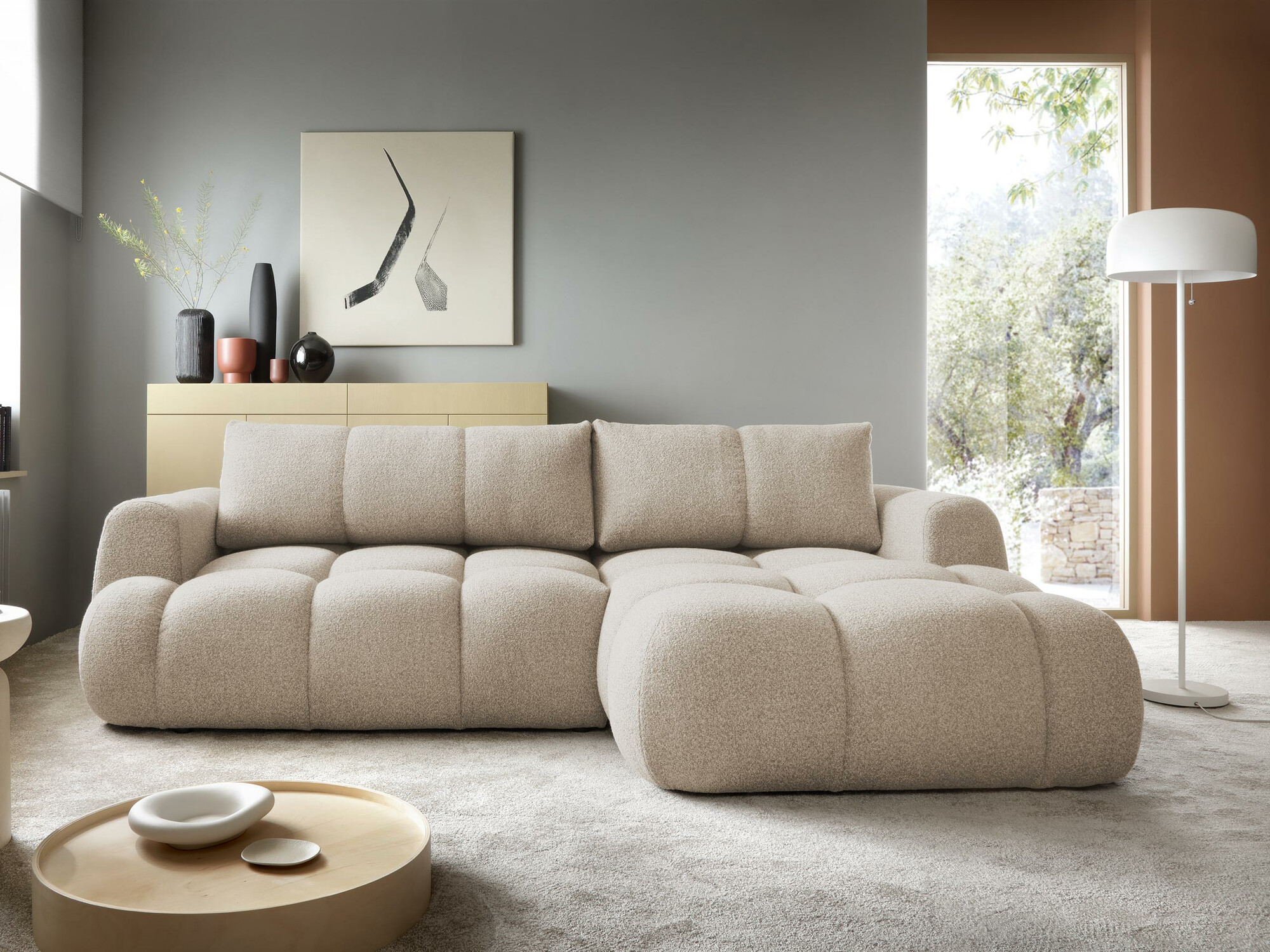 Corner sofa TrendyNest Ansera I (Now or never 06)