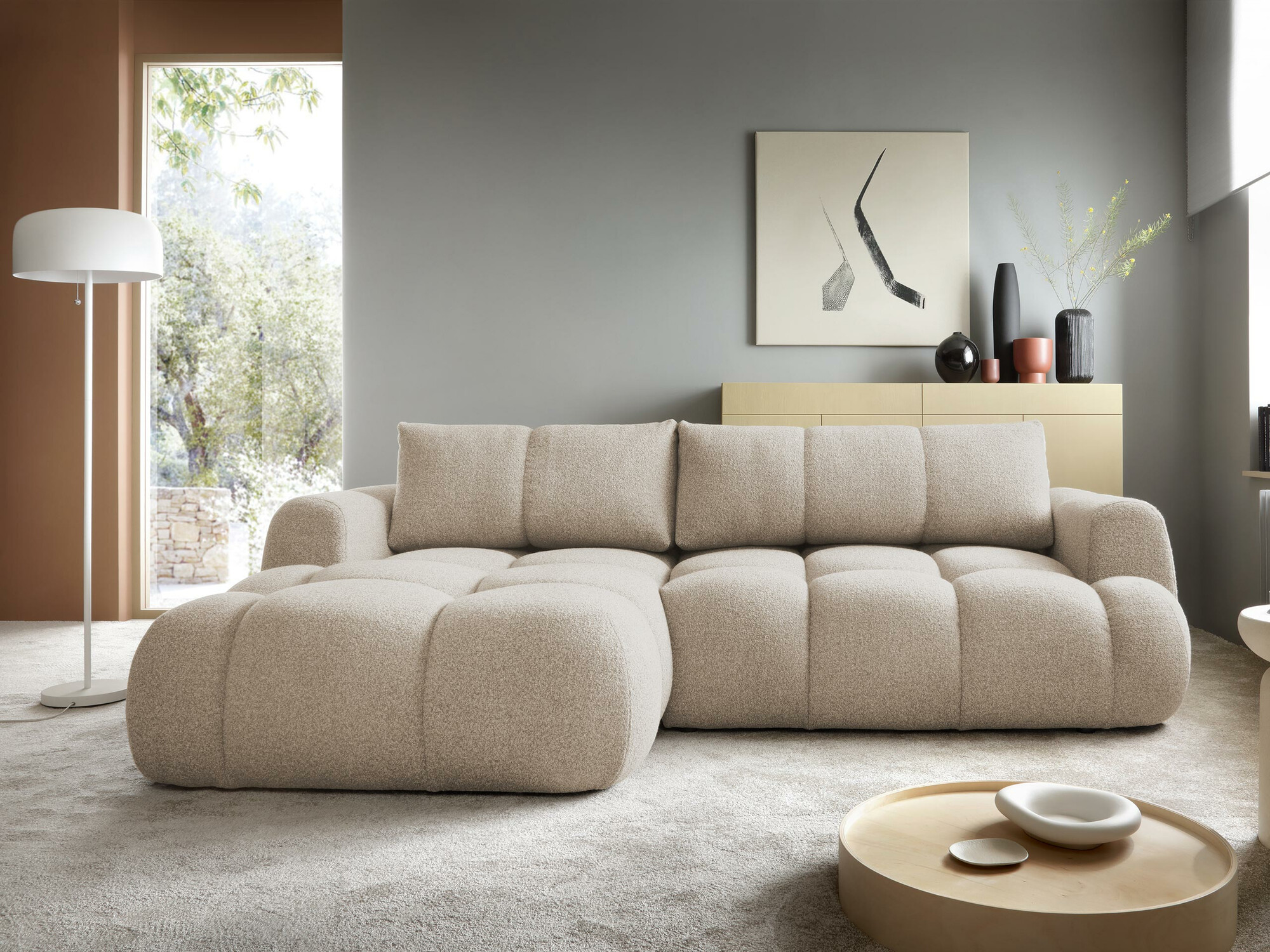 Corner sofa TrendyNest Ansera I (Now or never 06)