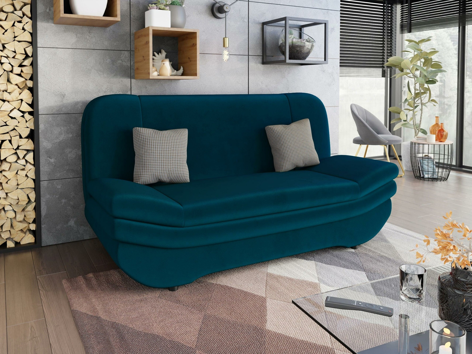 Sofa bed Comfivo 234 (Venus Velvet 2911 + Kenia 796)