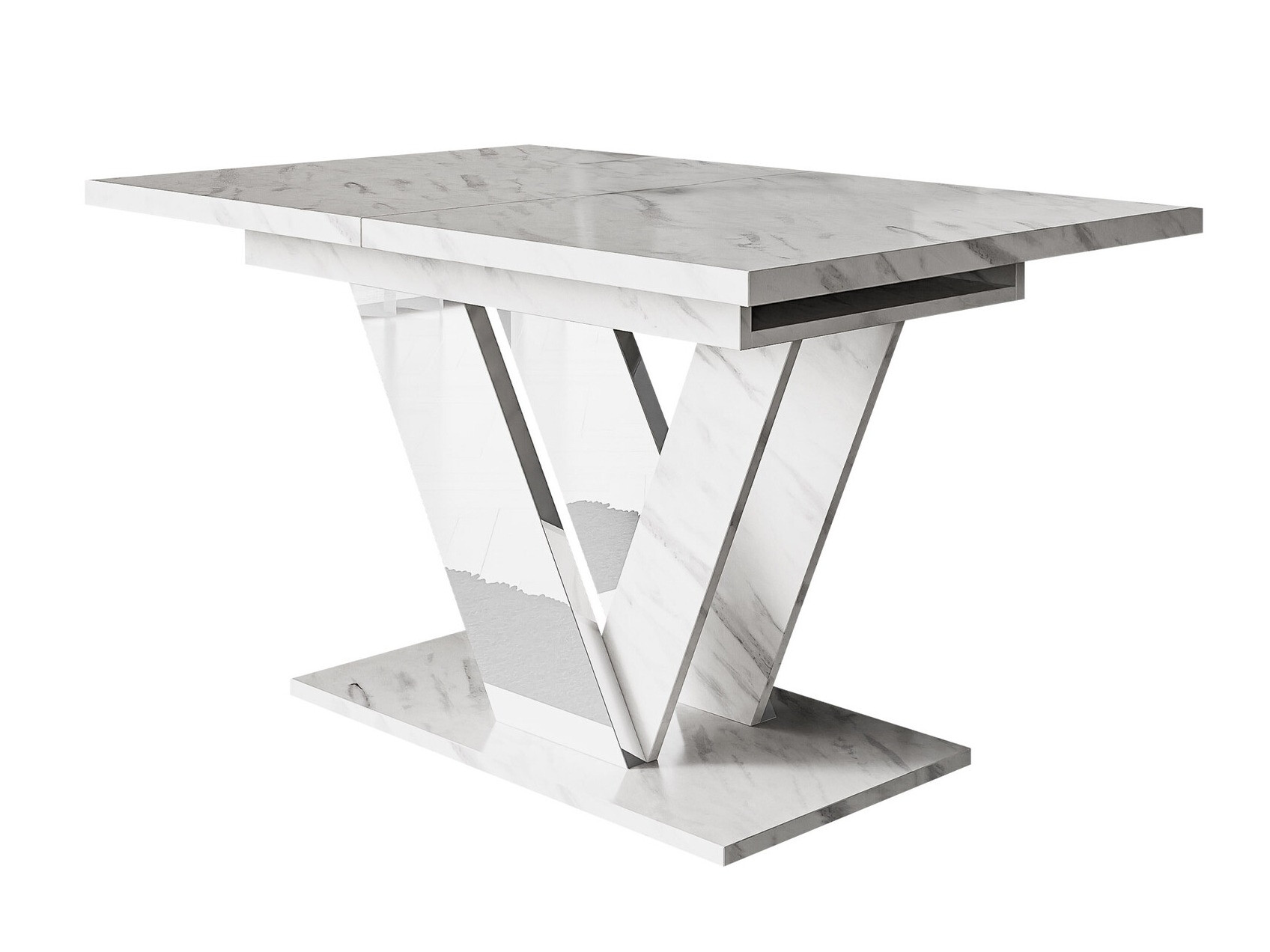 Table Violium (White marble)