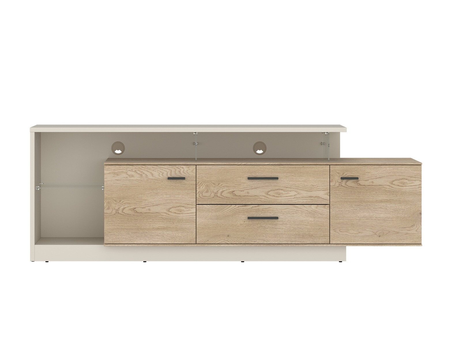 TV stand Avicoro 106 (Cashmere + Sonoma oak)