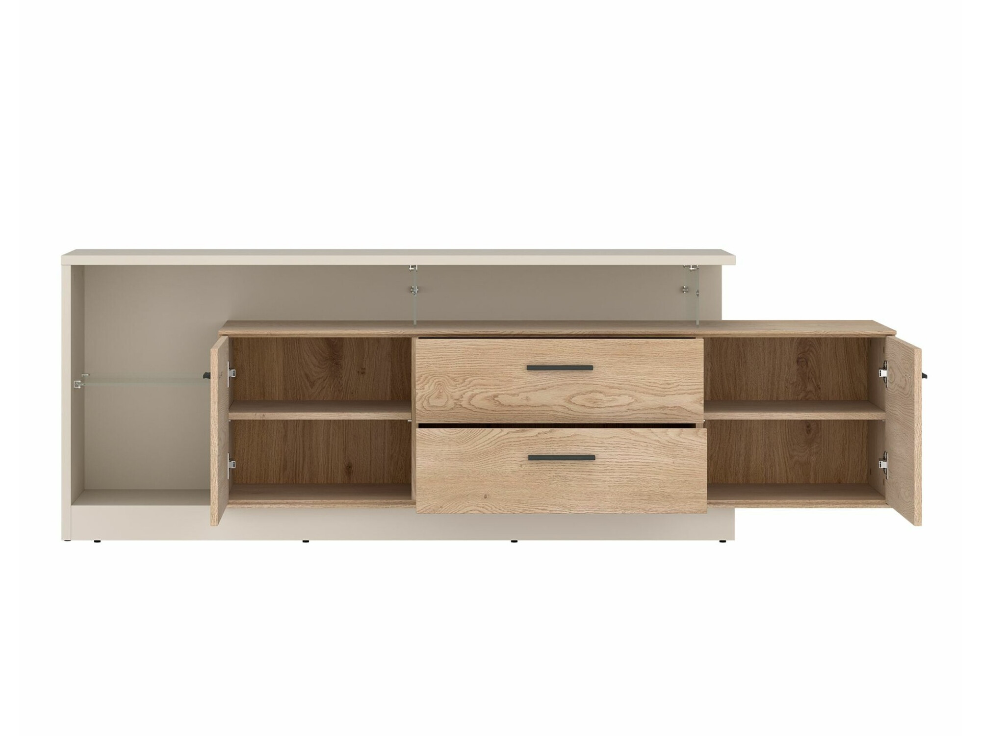TV stand Avicoro 106 (Cashmere + Sonoma oak)