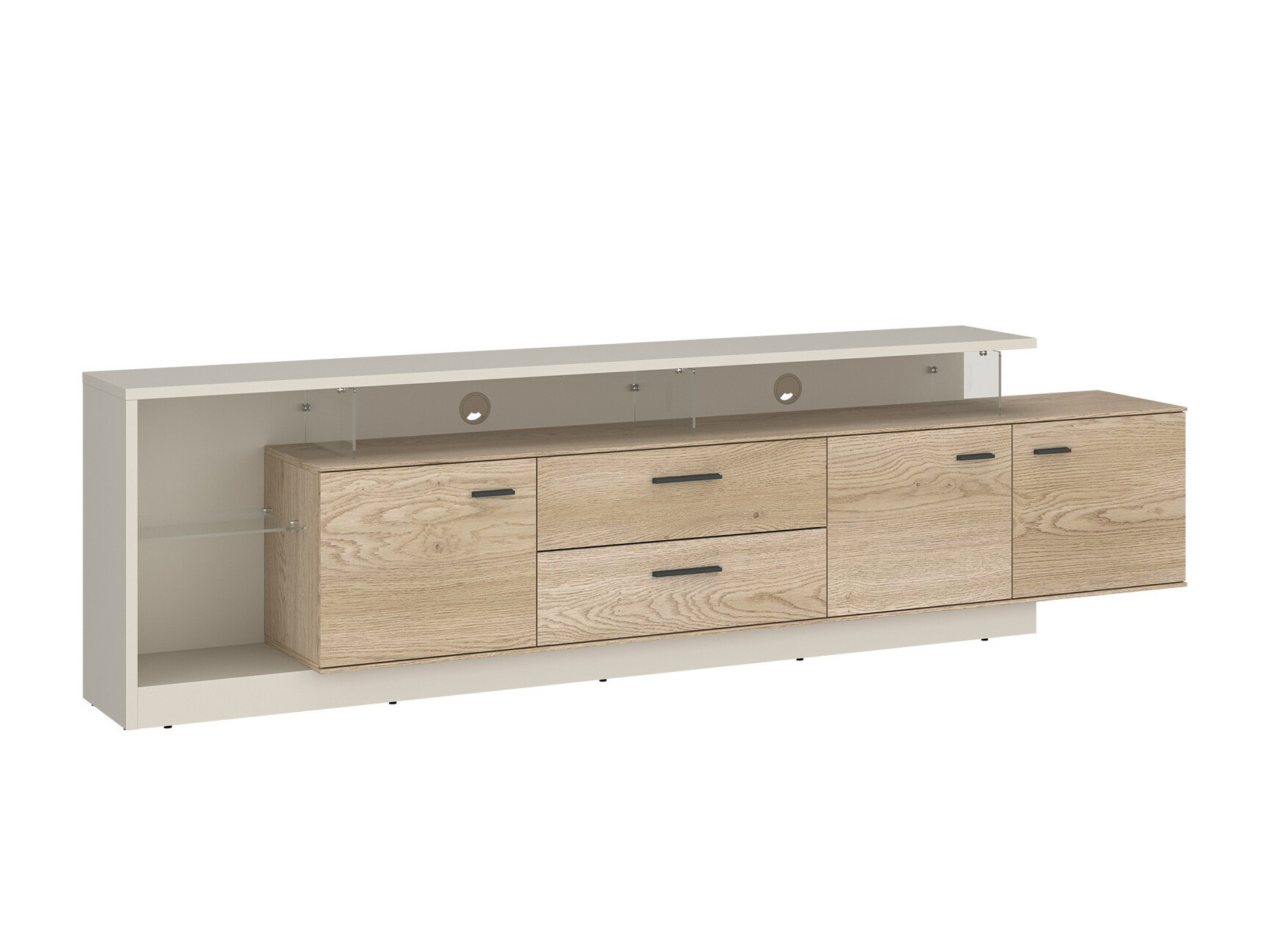 TV stand Avicoro 107 (Cashmere + Sonoma oak)
