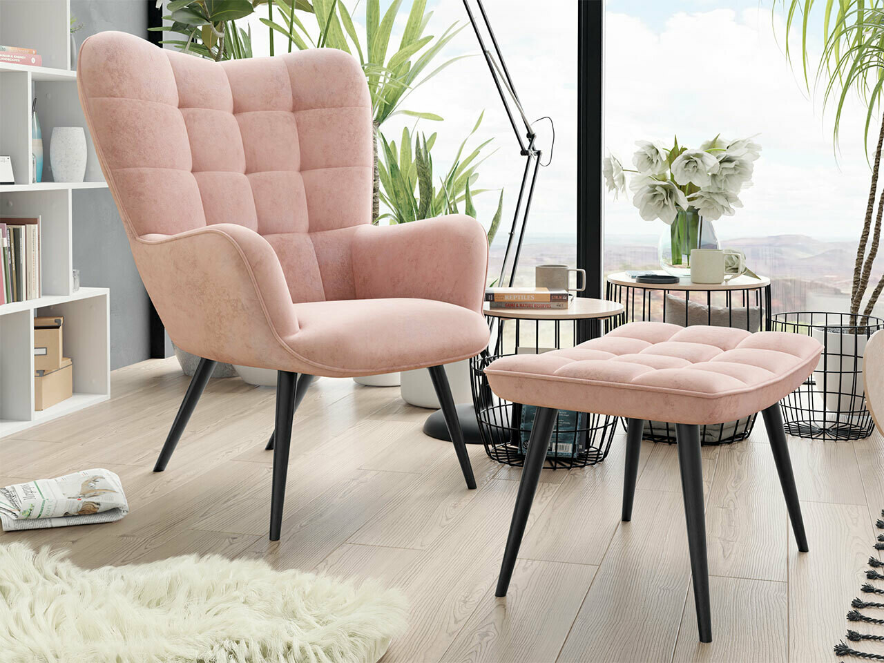 Armchair Comfivo Cautio (Pink)