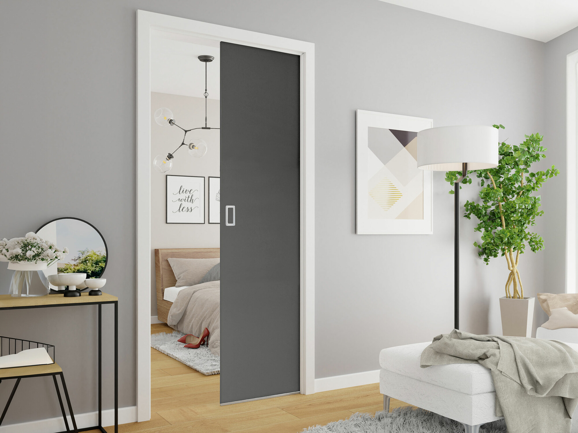 Sliding door Dover 185 (Anthracite)